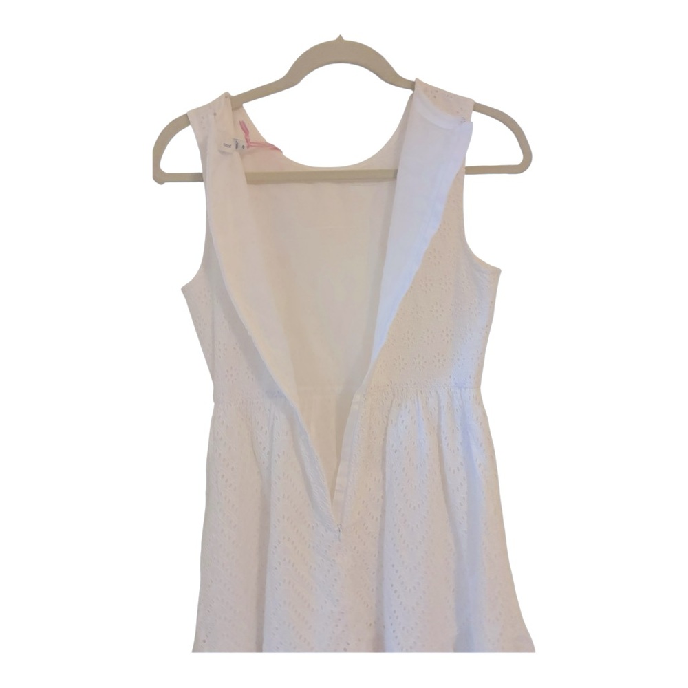 NWT Vineyard Vines Allamanda Sleeveless White Eyelet Dress Size 0 - Picture 4 of 9